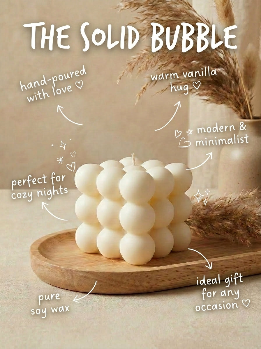 Solid Bubble Candle