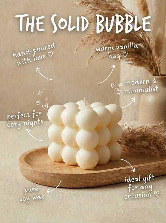 Solid Bubble Candle