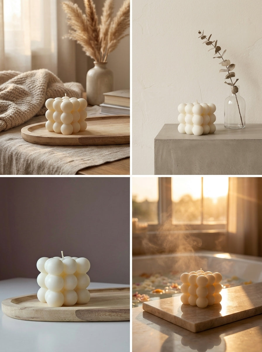 Solid Bubble Candle