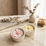 Daisy Bloom Candle Duo