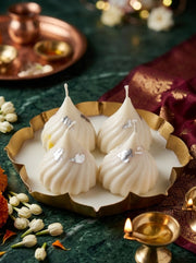 Shubh Modak | 5.5'' Metal Urli Candle