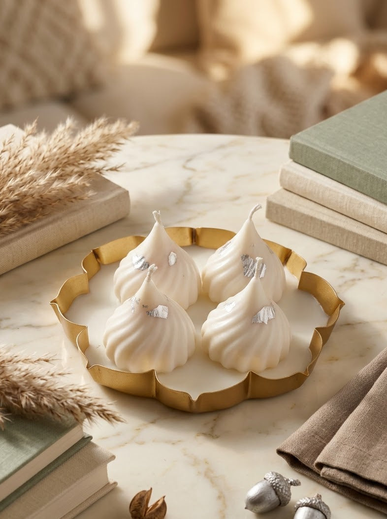Shubh Modak | 5.5'' Metal Urli Candle