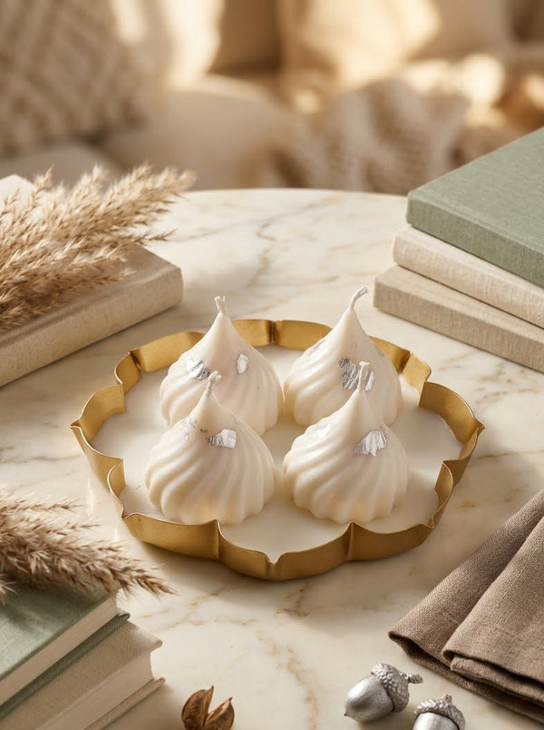 Shubh Modak | 5.5'' Metal Urli Candle