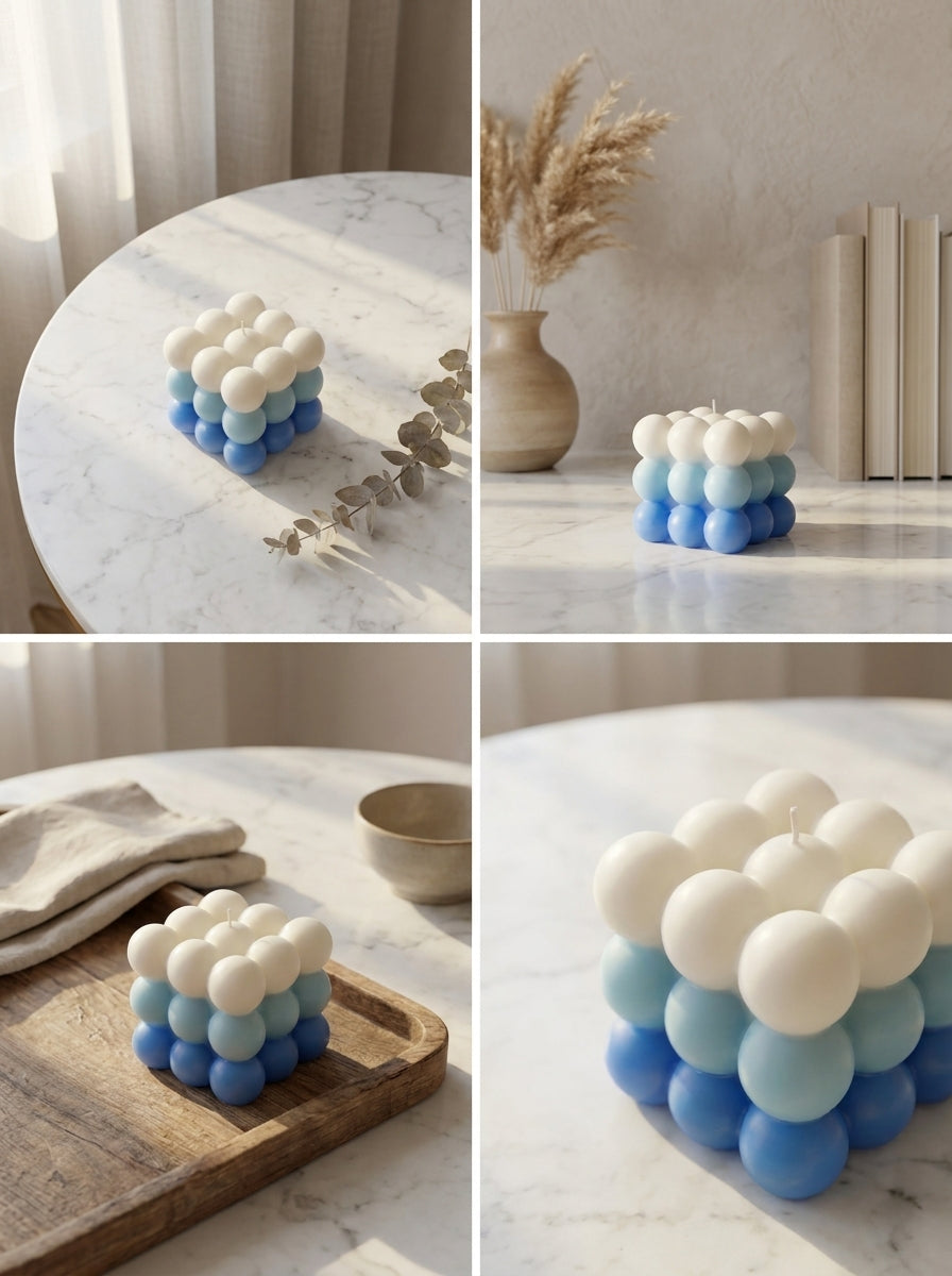 Gradient Bubble Candle