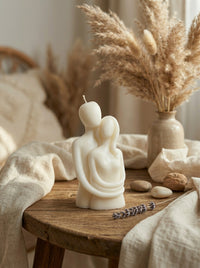 The Embrace Sculpture Candle